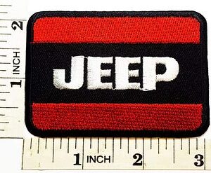 Jeep Wrangler Grand Cherokee 3.1" x 2.6" Sew Ironed On Embroidery Patch